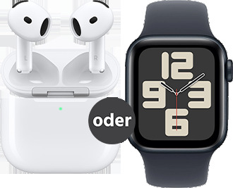 Apple Airpods 4 oder Apple Watch SE 