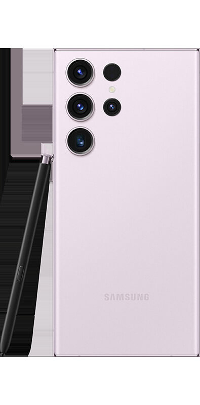 Samsung Galaxy S23 Ultra 5G  Lavender , Rückansicht