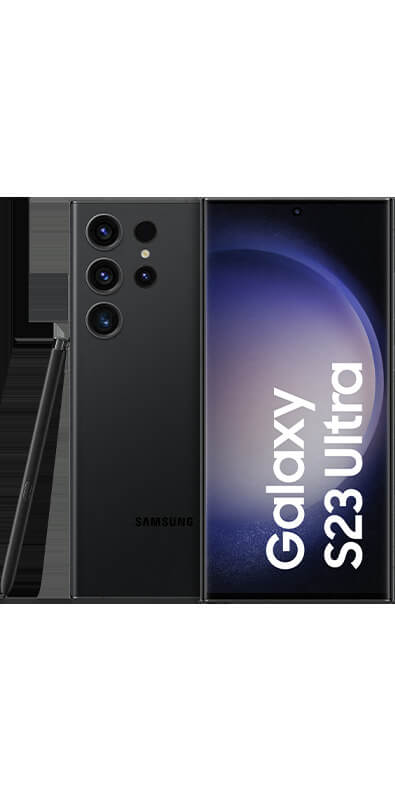 Samsung Galaxy S23 Ultra 5G  Phantom Black , Vorderansicht