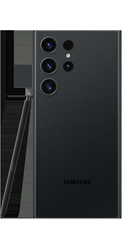 Samsung Galaxy S23 Ultra 5G  Phantom Black , Rückansicht