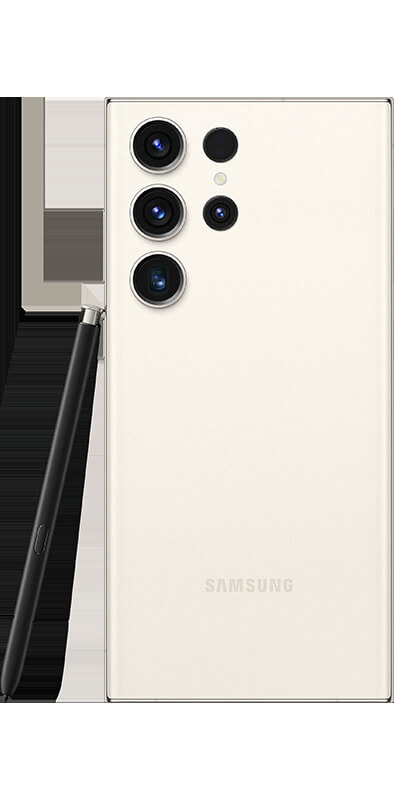 Samsung Galaxy S23 Ultra 5G  Cream , Rückansicht
