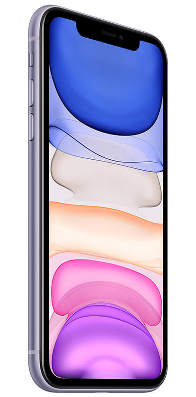 Apple iPhone 11 Violett, Rückansicht