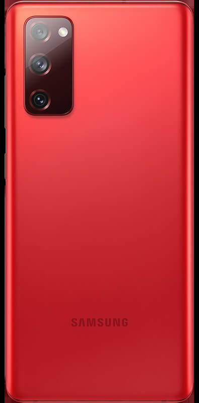 Samsung Galaxy S20 FE cloud red, Seitenansicht