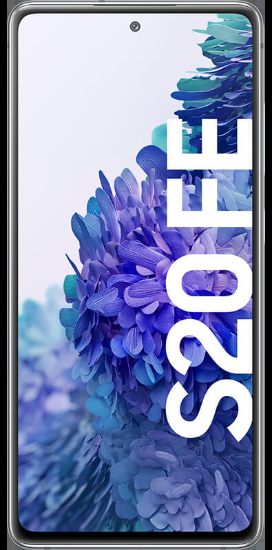 Samsung Galaxy S20 FE cloud white, Vorderansicht