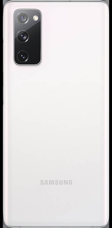 Samsung Galaxy S20 FE cloud white, Seitenansicht
