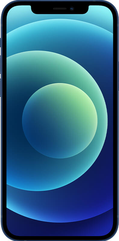 Apple iPhone 12 Blau, Vorderansicht