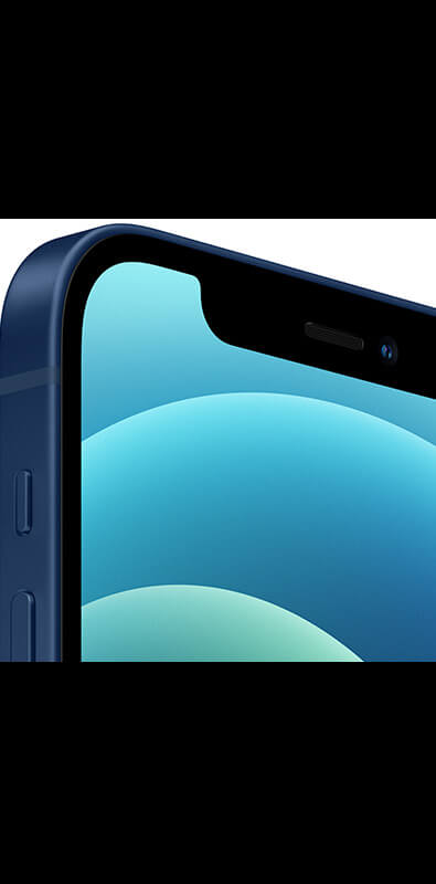 Apple iPhone 12 Blau, Rückansicht