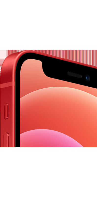 Apple iPhone 12 mini Rot, Rückansicht