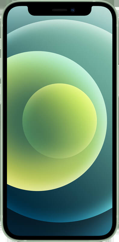 Apple iPhone 12 mini Grün, Vorderansicht