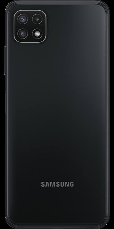 Samsung A22 Black, Seitenansicht