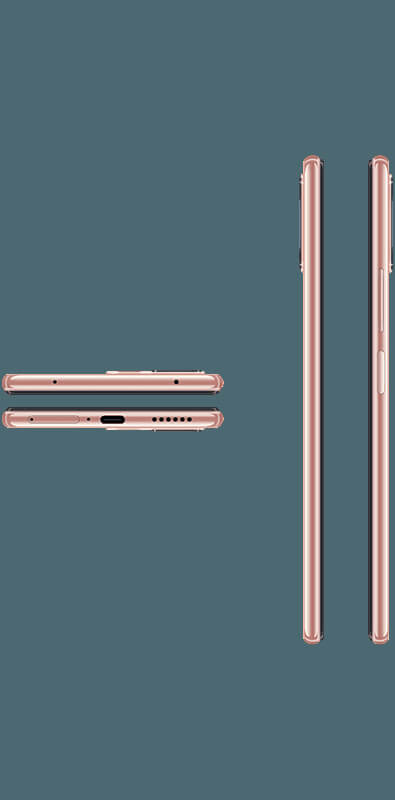Xiaomi Mi 11 Lite 5G NE Peach Pink, Rückansicht