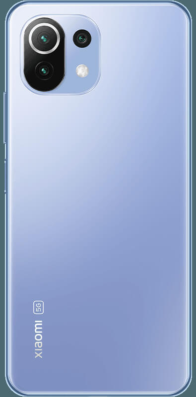 Xiaomi Mi 11 Lite 5G NE Bubblegum Blue, Seitenansicht