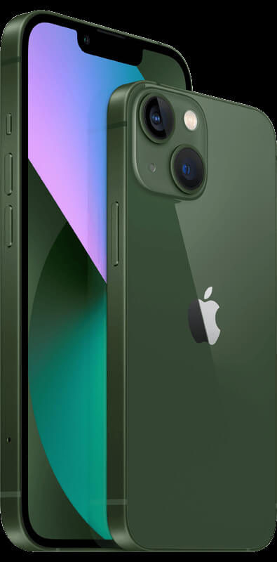Apple iPhone 13 Grün, Seitenansicht