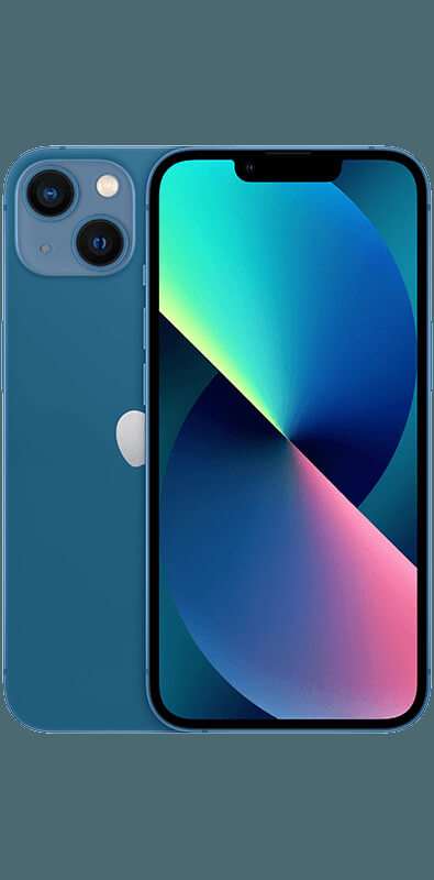 Apple iPhone 13 Blau, Seitenansicht