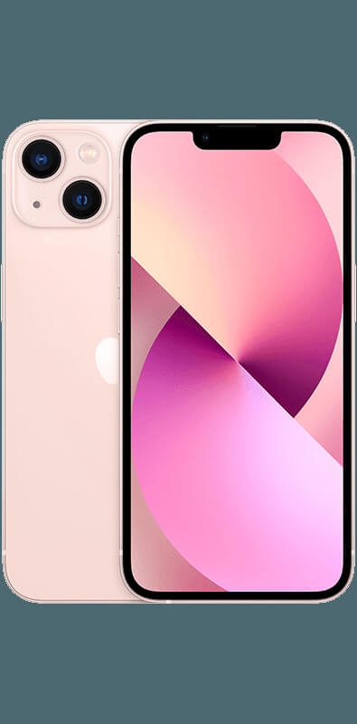 Apple iPhone 13 Rosé, Seitenansicht