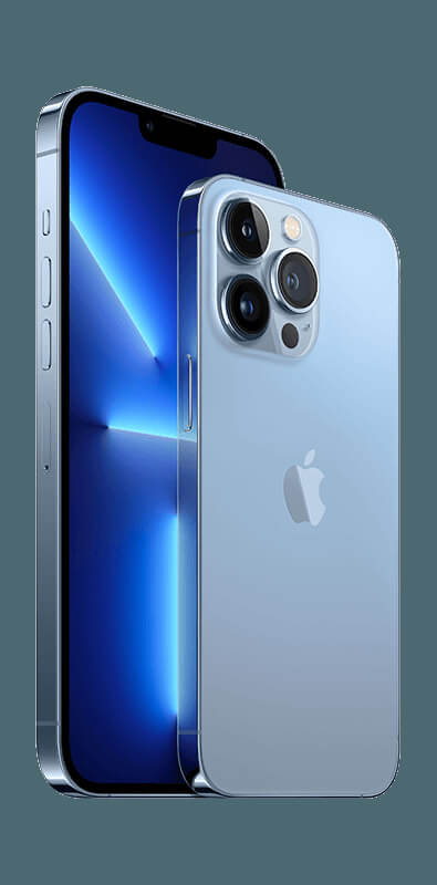 Apple iPhone 13 Pro Max Sierrablau, Rückansicht