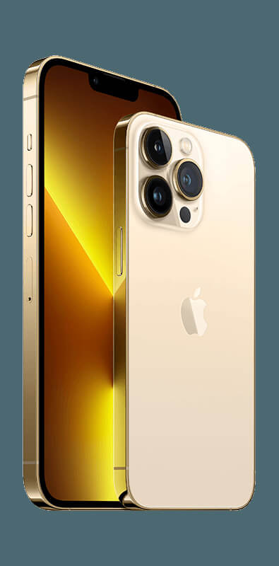 Apple iPhone 13 Pro Max Gold, Rückansicht