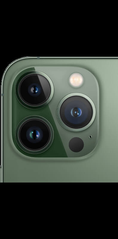 Apple iPhone 13 Pro Alpingrün, Rückansicht