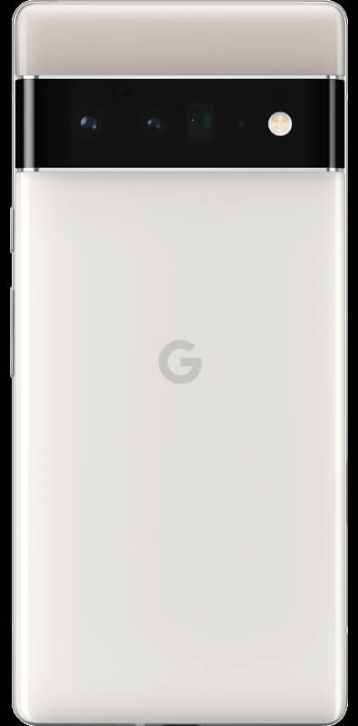 Google Pixel 6 Pro Weiß, Rückansicht