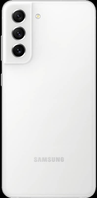 Samsung Galaxy S21 FE 5G white, Seitenansicht