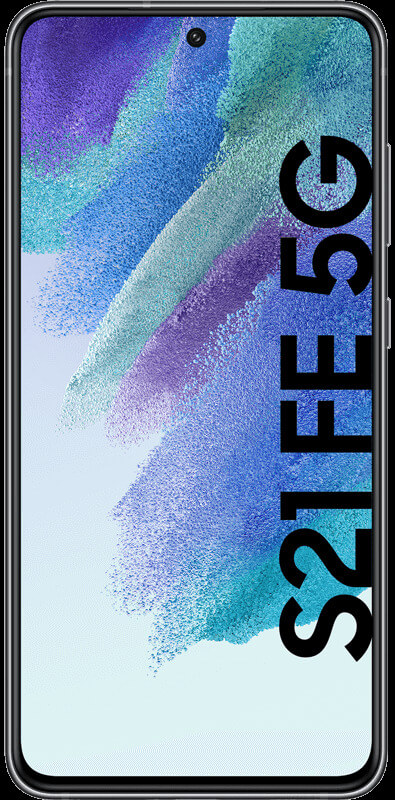 Samsung Galaxy S21 FE 5G graphite, Vorderansicht
