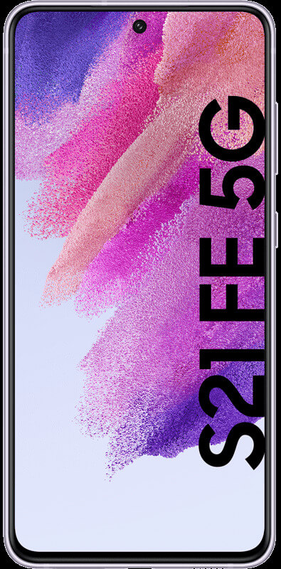 Samsung Galaxy S21 FE 5G lavender, Vorderansicht