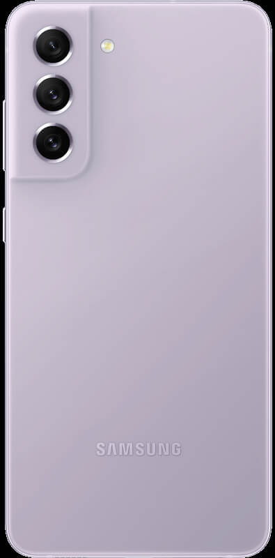 Samsung Galaxy S21 FE 5G lavender, Seitenansicht