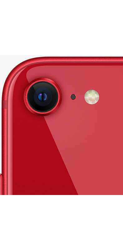 Apple iPhone SE 2022 (PRODUCT)RED, Rückansicht