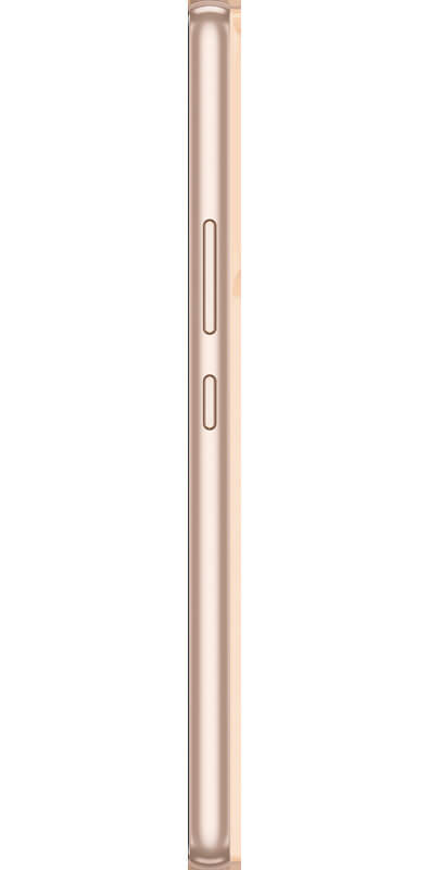 Samsung A53 5G Awesome Peach, Seitenansicht
