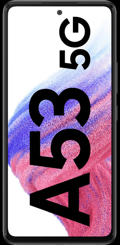 Samsung A53 5G Awesome Black, Vorderansicht