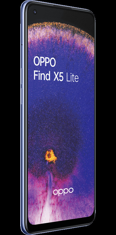 OPPO Find X5 Lite Blau, Seitenansicht