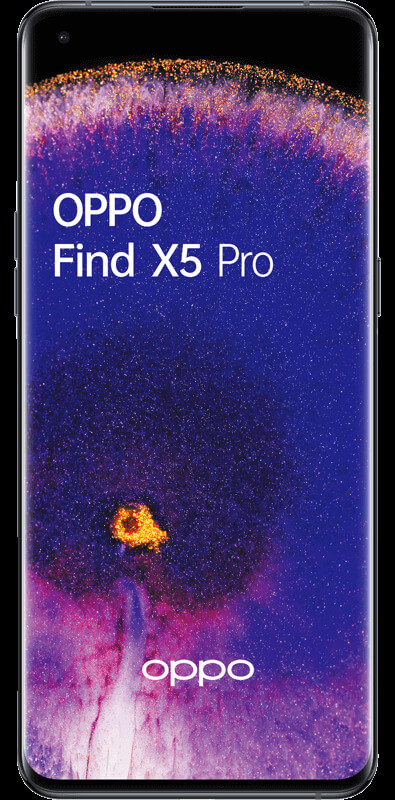 OPPO Find X5 Pro Schwarz, Vorderansicht
