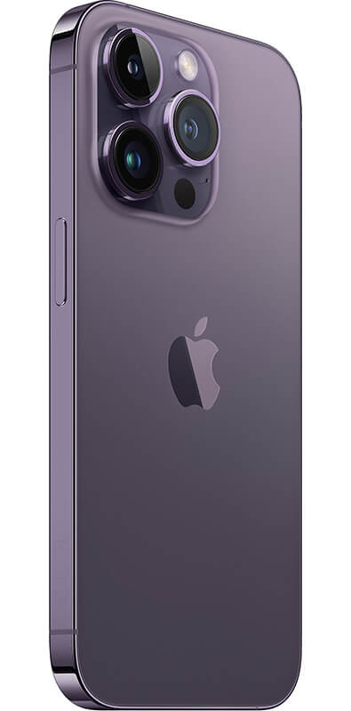 Apple iPhone 14 Pro Deep Purple, Seitenansicht