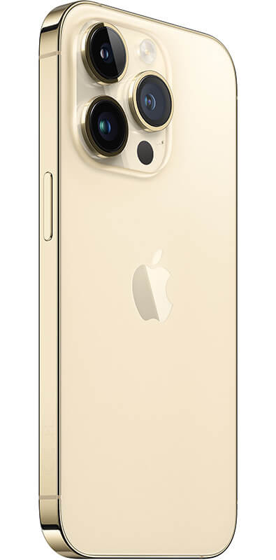Apple iPhone 14 Pro Gold, Seitenansicht