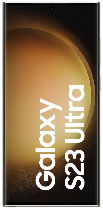Samsung Galaxy S23 Ultra 5G  Cream , Vorderansicht