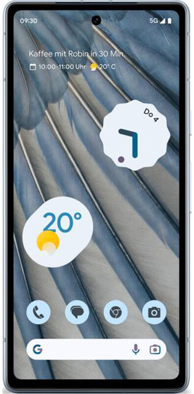 Google Pixel 7a Dual Sim  Blue, Vorderansicht