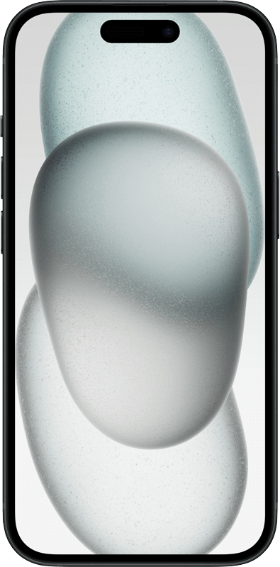 Apple iPhone 15 Black, Vorderansicht