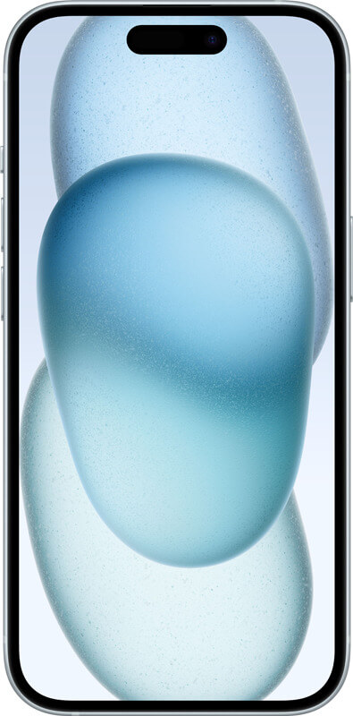 Apple iPhone 15 Blue, Vorderansicht