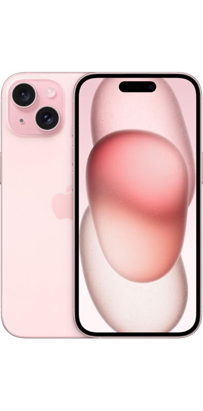 Apple iPhone 15 Pink, Rückansicht