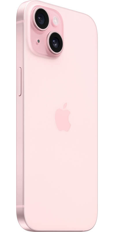 Apple iPhone 15 Pink, Seitenansicht