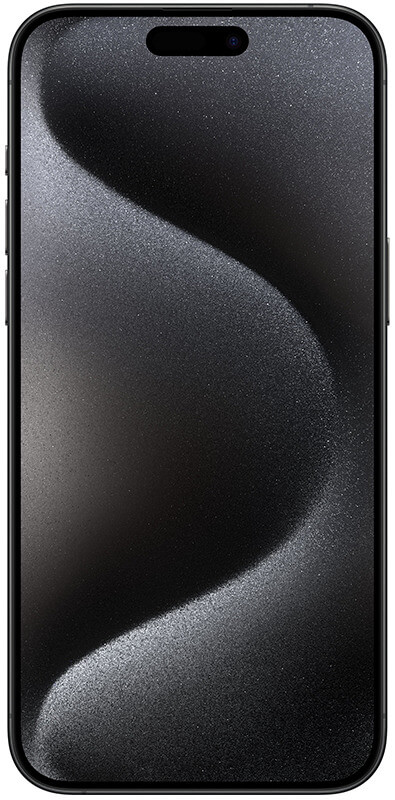 Apple iPhone 15 Pro Max Black Titanium, Vorderansicht