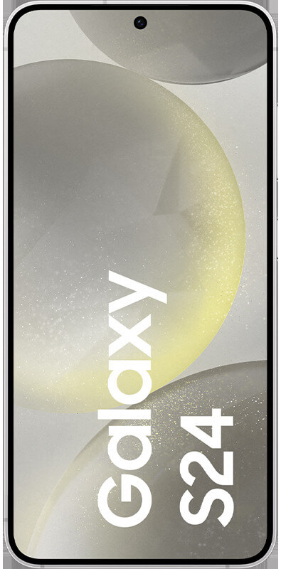 Samsung Galaxy S24 5G Marble Gray, Vorderansicht