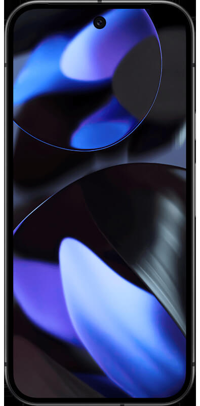 Google Pixel 9 Obsidian, Vorderansicht