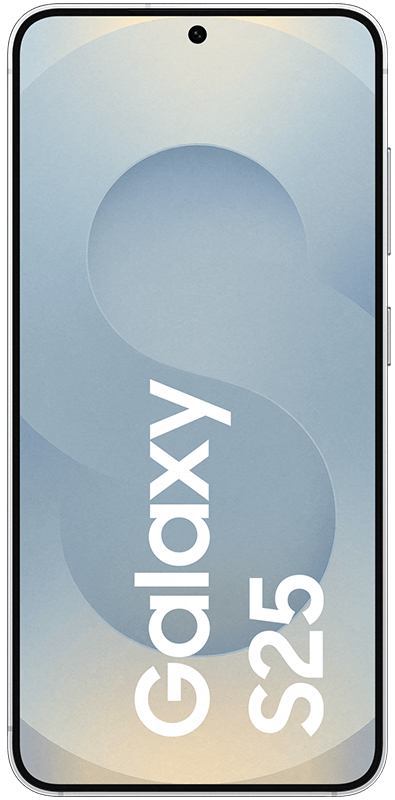 Samsung Galaxy S25 Silver Shadow, Vorderansicht
