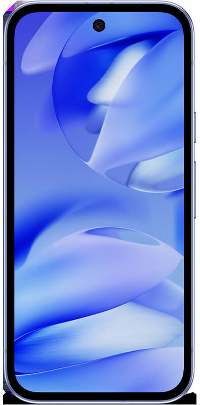 Google Pixel 9a Iris, Vorderansicht