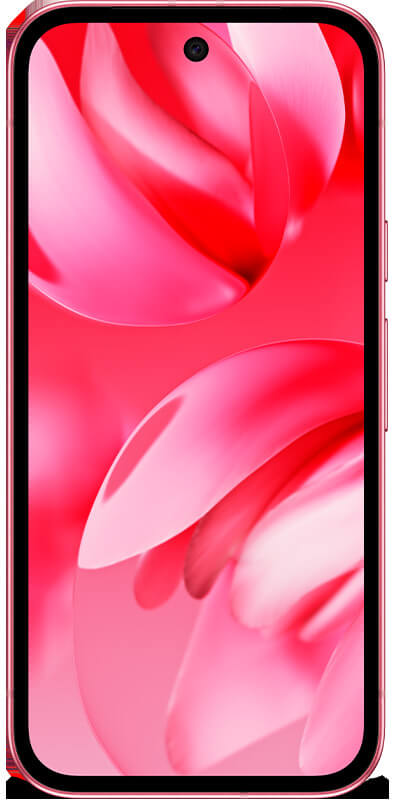Google Pixel 9a Peony, Vorderansicht
