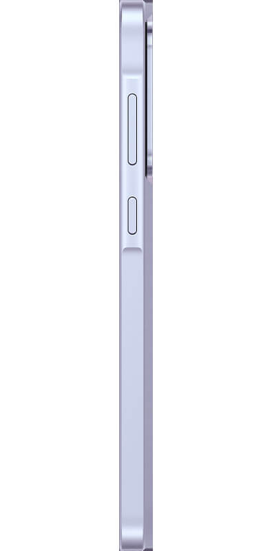 Samsung Galaxy A36 5G  Awesome Lavender, Seitenansicht