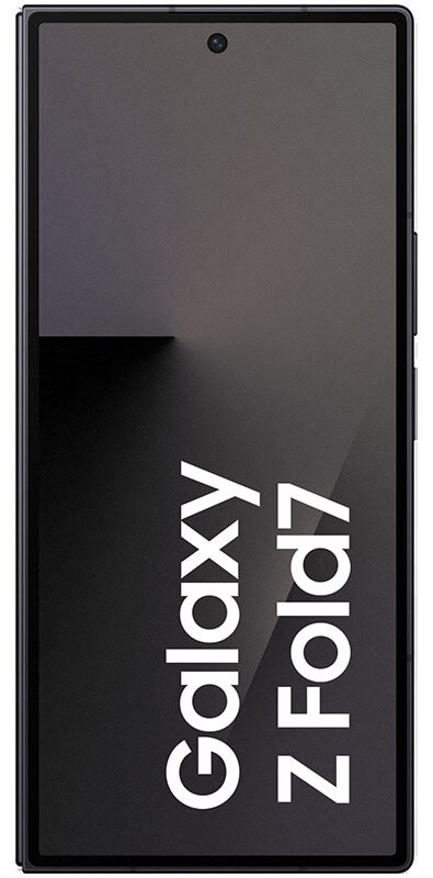 Samsung Galaxy Z Fold7 Jetblack, Vorderansicht