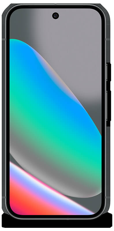 Google Pixel 10 Obsidian, Vorderansicht