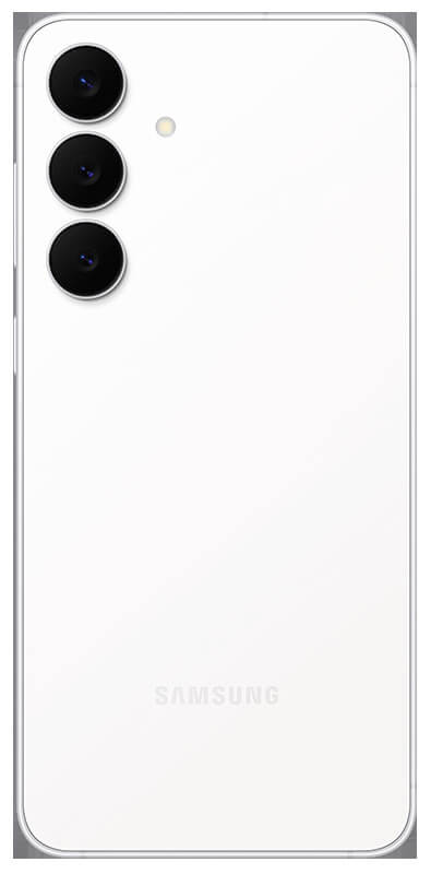 Samsung Galaxy S25 FE White, Rückansicht